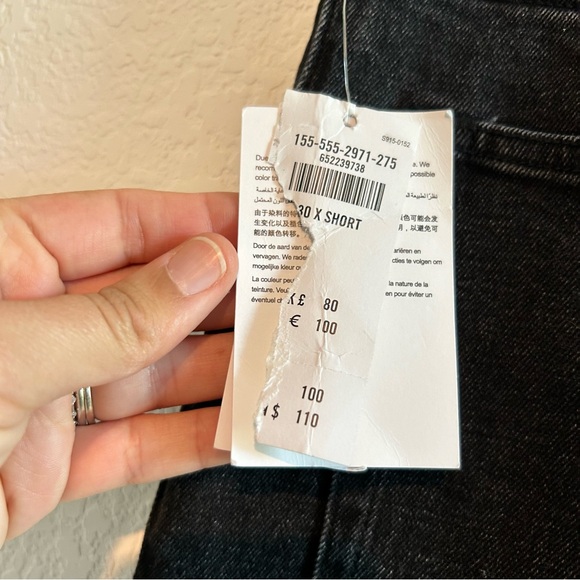 NEW Abercrombie & Fitch Curve Love Ultra High Rise 90s Slim Straight Jeans Cross - Picture 11 of 15